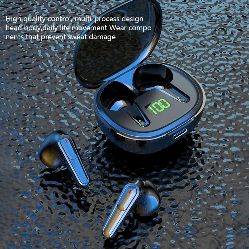 Original Bluetooth 5.3 TWS Headphones Wireless Headset LED Display Headphones with headphones with microphone