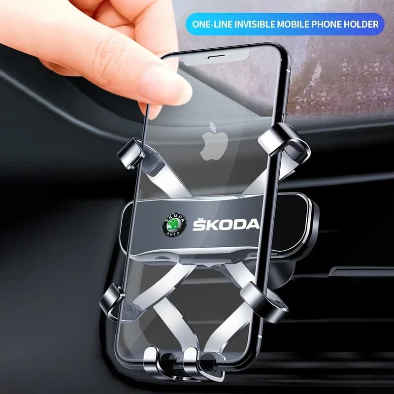 Mobile Phone Support for Car Smart Car Morsetto Artefa di guida per Skoda fabia 2 octavia 3 rapid superb Accessories Led Luggage Items