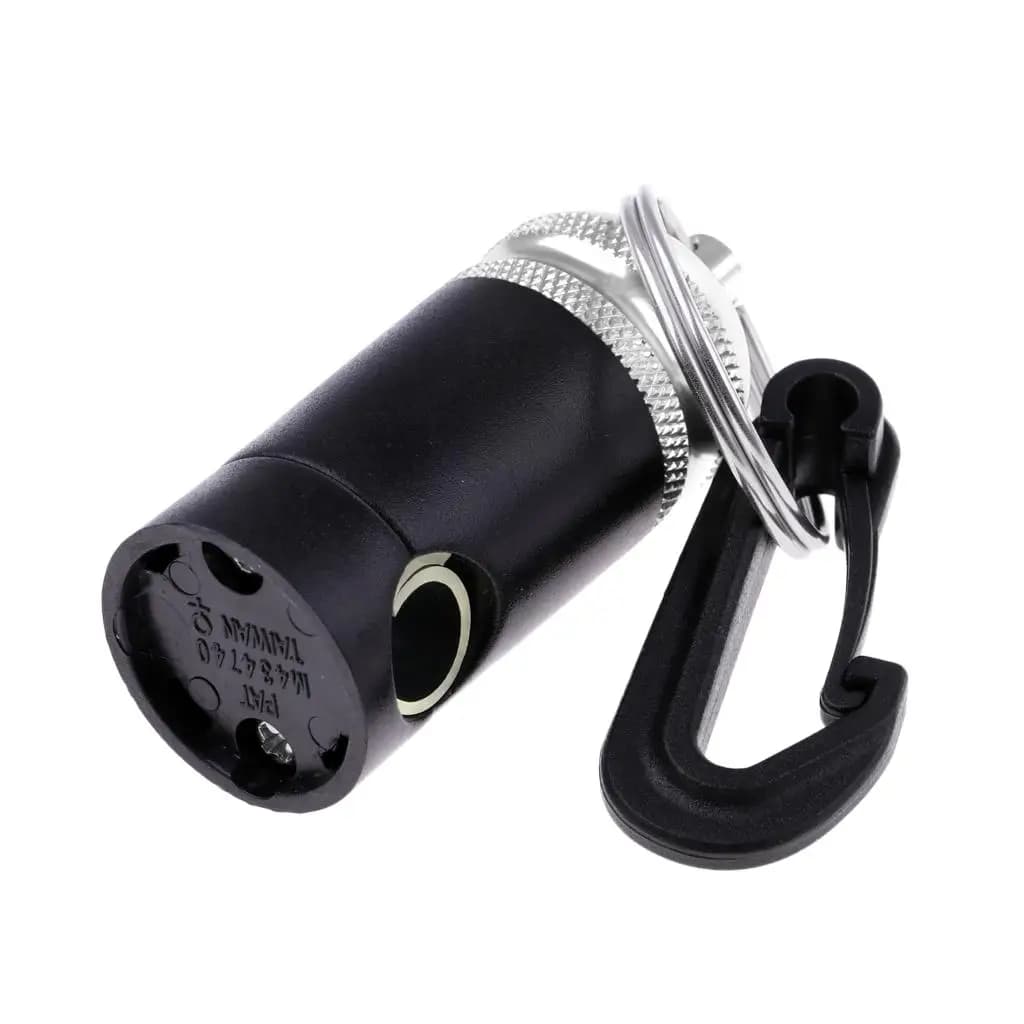 Supporto per Tubo Regolatore Subacqueo in Alluminio Placcato, Fermacavo a Sgancio Rapido per Attrezzatura Subacquea e Snorkeling