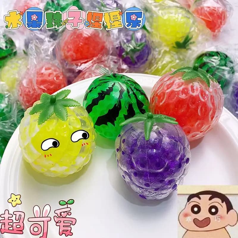 Iced Watermelon Star Cream Strip Cat Cheese Squishy Toy Super Soft Slow Rising Squeeze Fidget Stress Relief Toy for Teens Adults Desk Gift