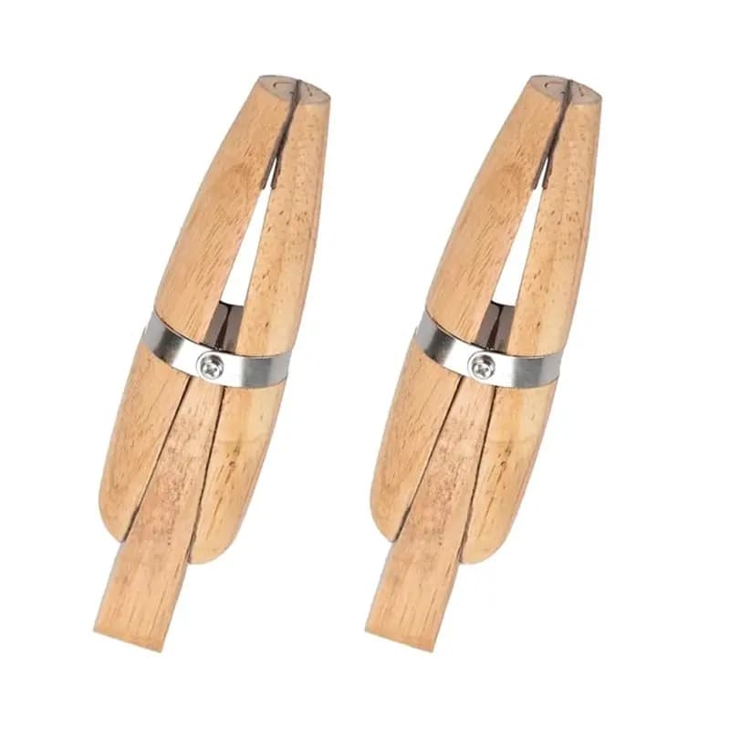 A93Z wooden ring clamp, 2 pack for a secure grip on rings and straps, jewelry pliers and tools for jewelry creation