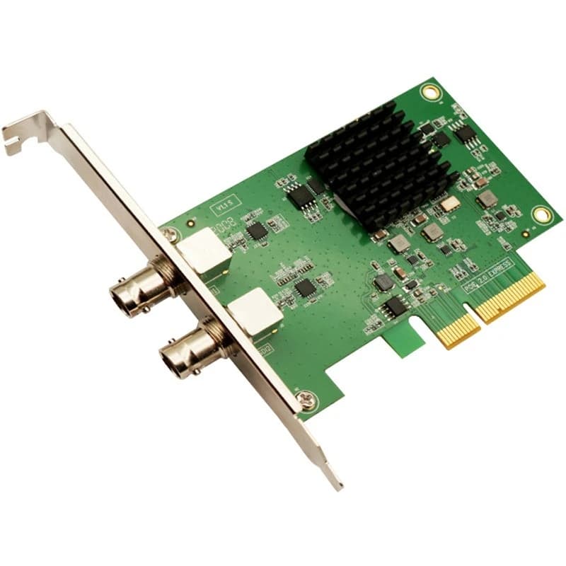 Scheda di acquisizione video ad alta risoluzione Dual SDI, telecamera PCIE per conferenze, registrazione di giochi, trasmissione in diretta