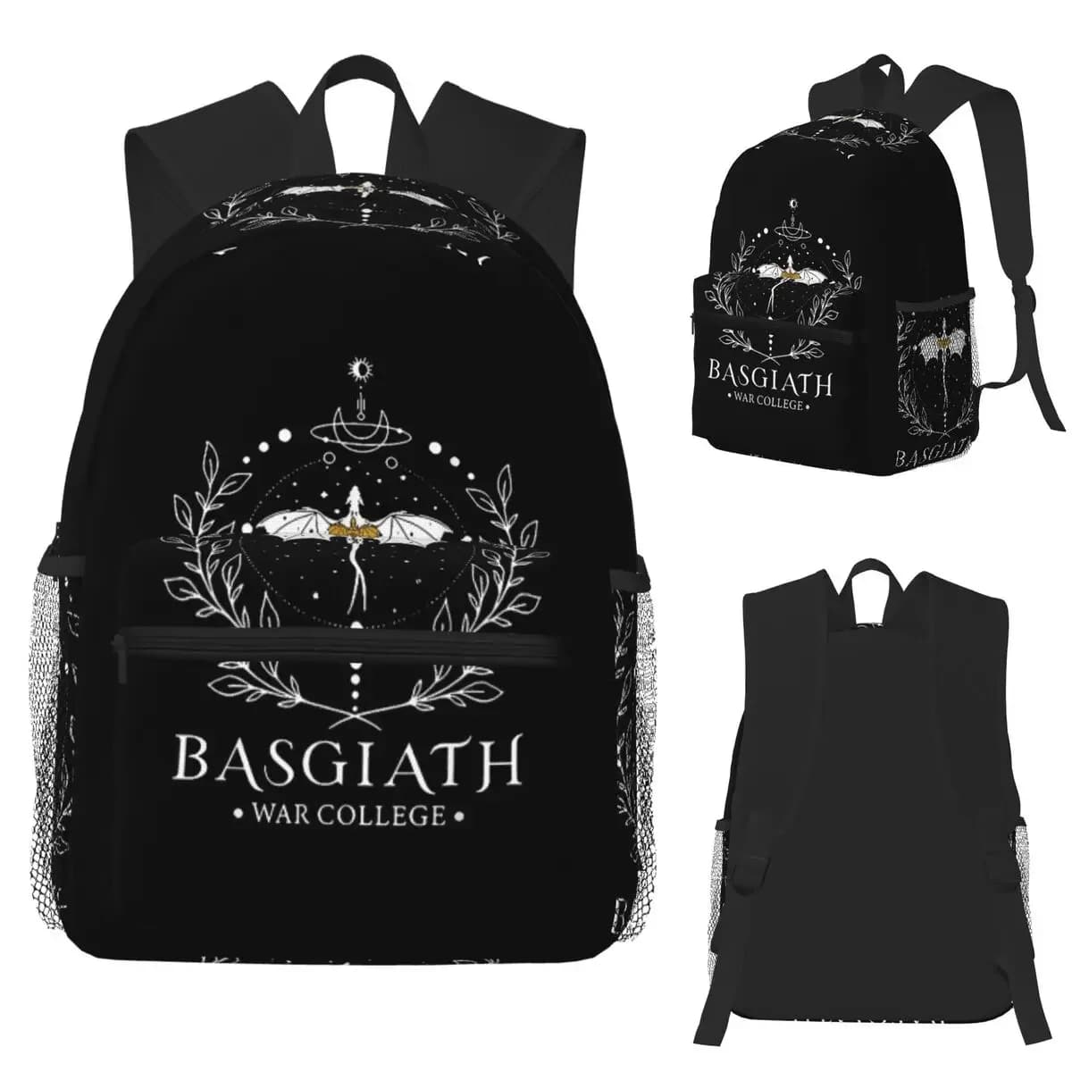 Basgiath War College Xaden Riorson Zaino per studenti, borsa da scuola, zaino da viaggio per escursioni, per uomo e donna, borsa a tracolla