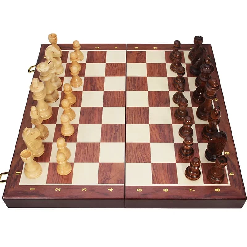 39cm magnetic wooden chess set Tournament-Size Portable Chess Board for Adults, Travel, Family Game Night, Gifts