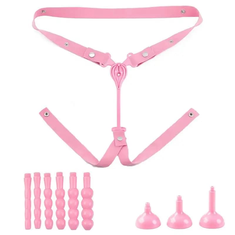 Nuovo Anello per Pene Maschile, Gabbia di Castità con Cintura Ausiliaria e Set di Tappi Uretrali, Dispositivo Anti-Perdita, Corda Elastica Regolabile, Giocattolo Sessuale per Uomo