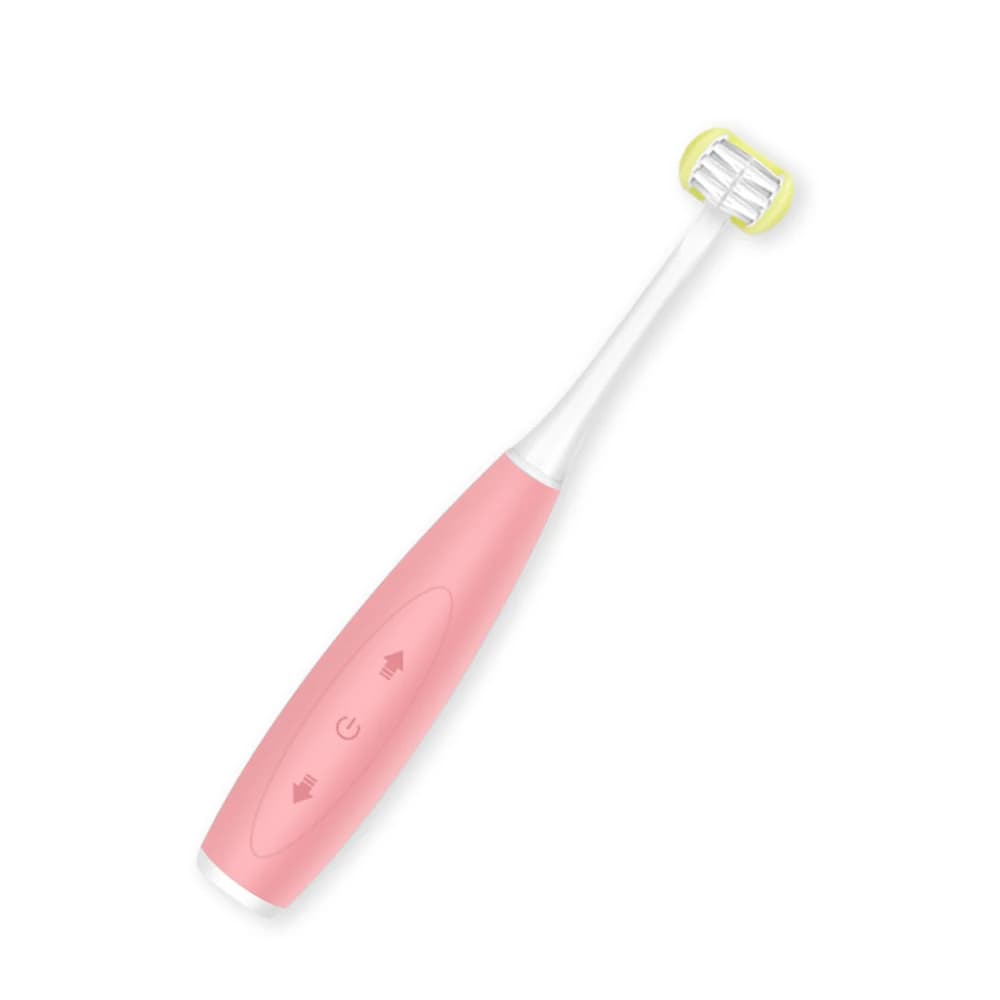 3D lato sonico spazzolino elettrico per bambini sostituzione intelligente ad ultrasuoni testine impermeabile Timer USB ricaricabile casa