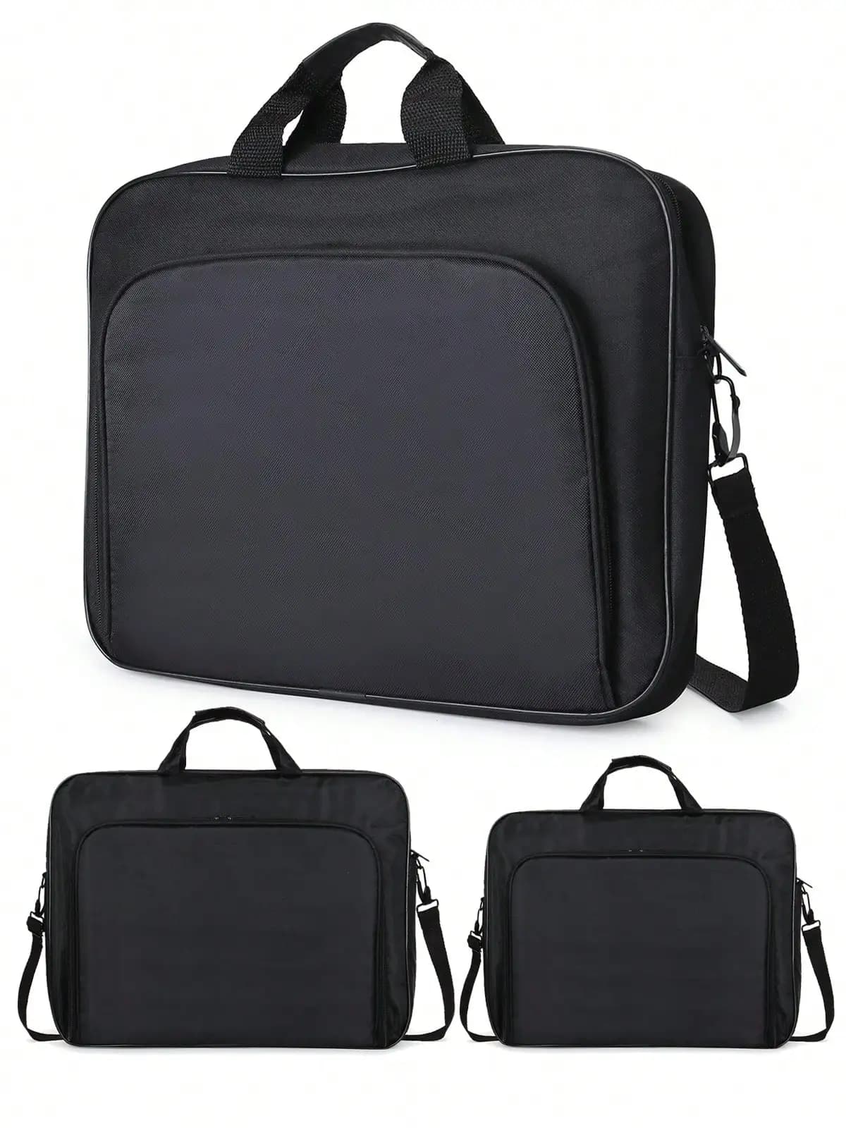 Borsa a tracolla imbottita per laptop da 15 e 17 pollici, compatibile con HP, Asus, Notebook