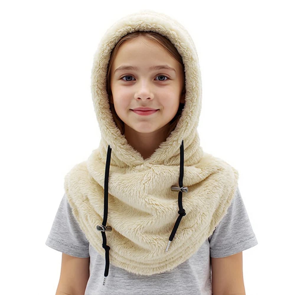 12-20 Years Big Boys Girls Fleece Walk Winter Skiing Windproof cap Cycling Man Masks for face Cap Berretti Woman Plush Hot Hat
