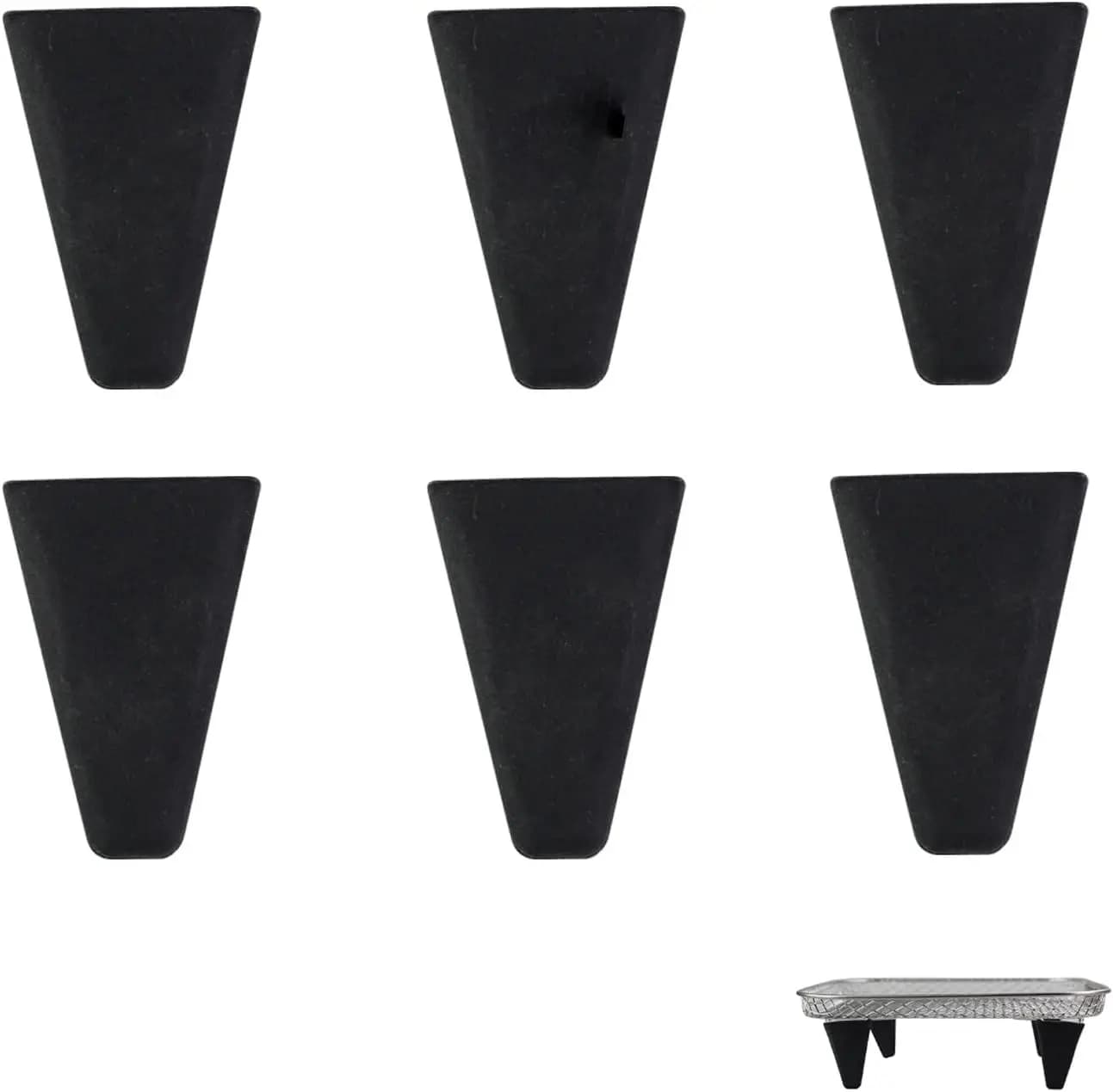 6 piedini in silicone per aumentare l'altezza del tuo rack per friggitrice ad aria, piedini in silicone per uso alimentare per rack disidratatori per Gowise Phill