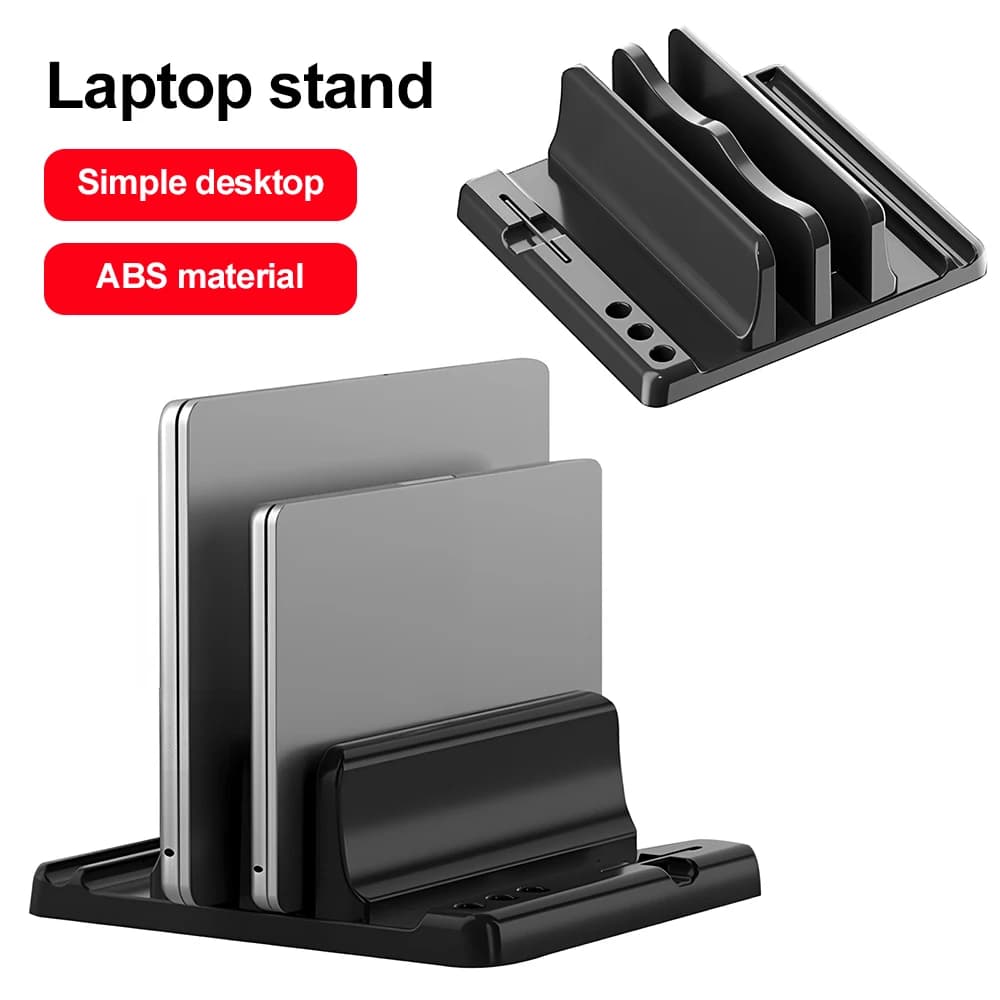Vertical Laptop Stand Aluminium Adjustable Portable Notebook Mount Support Base Holder For Tablet iPad Macbook Phone Holder