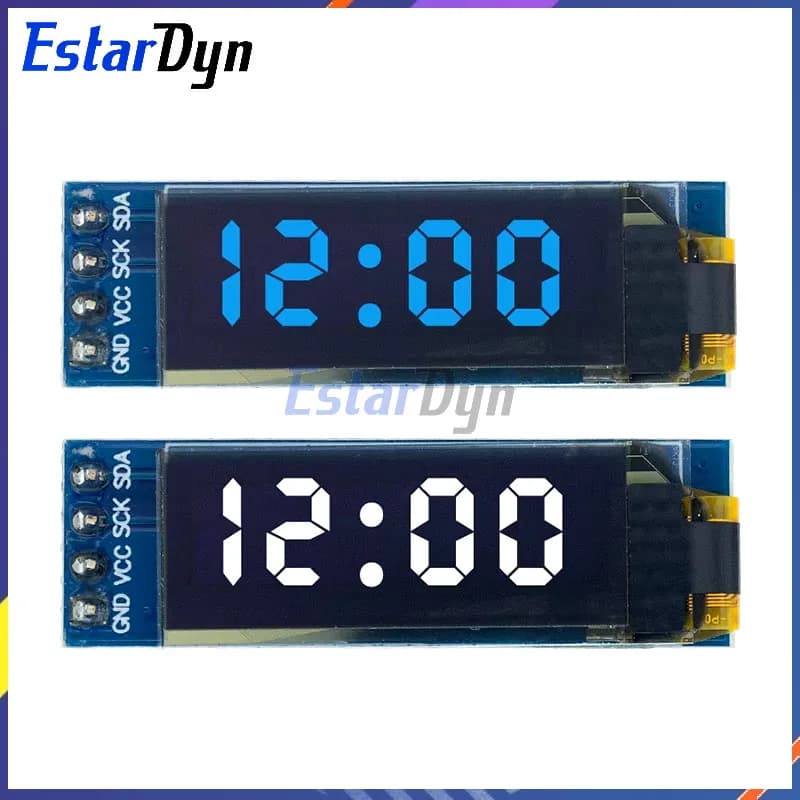 Estardyn OLED Module 0,91 inch OLED LCD Display Module 0,91" 128X32 OLED 0,91" IIC Communicate for Arduino