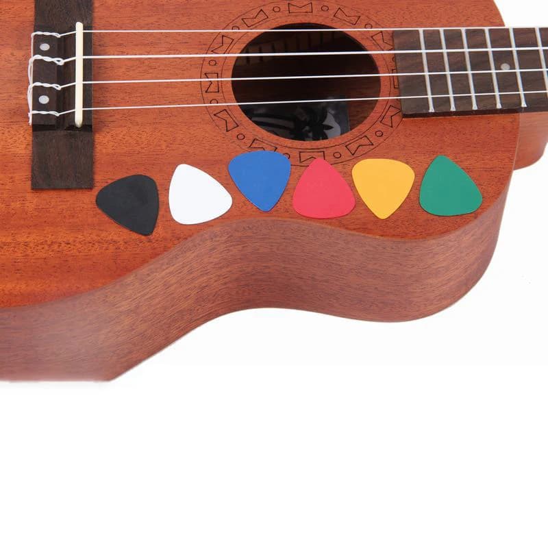 Nuovi 100 Pezzi Plettri in ABS per Ukulele Acustico, Basso e Chitarra Elettrica, Accessori