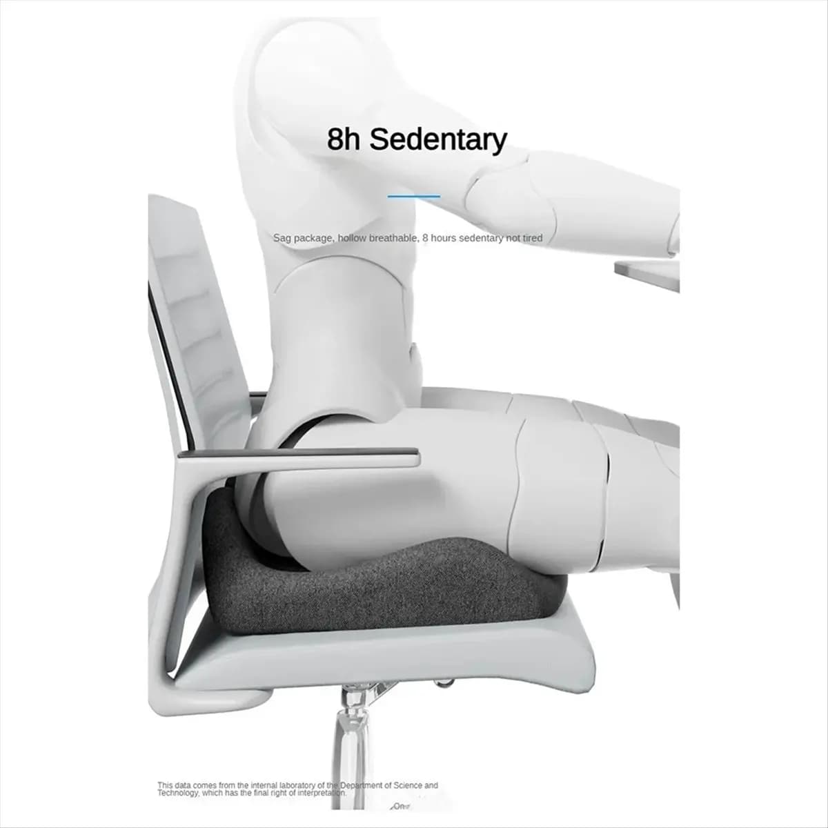 * N21R Tailbone Sciatica Sollievo dal mal di schiena Comfort Sedia da ufficio Cuscino per seggiolino auto Cuscino coccyx in memory foam ortopedico antiscivolo