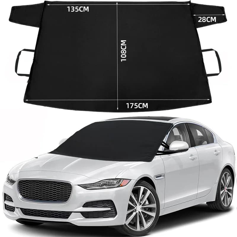 Car Windshield Snow Cover Summer Sunshade Durable 600D Oxford Cloth Winter for Jeep Wrangler Mustang Gladiator Ice Cover
