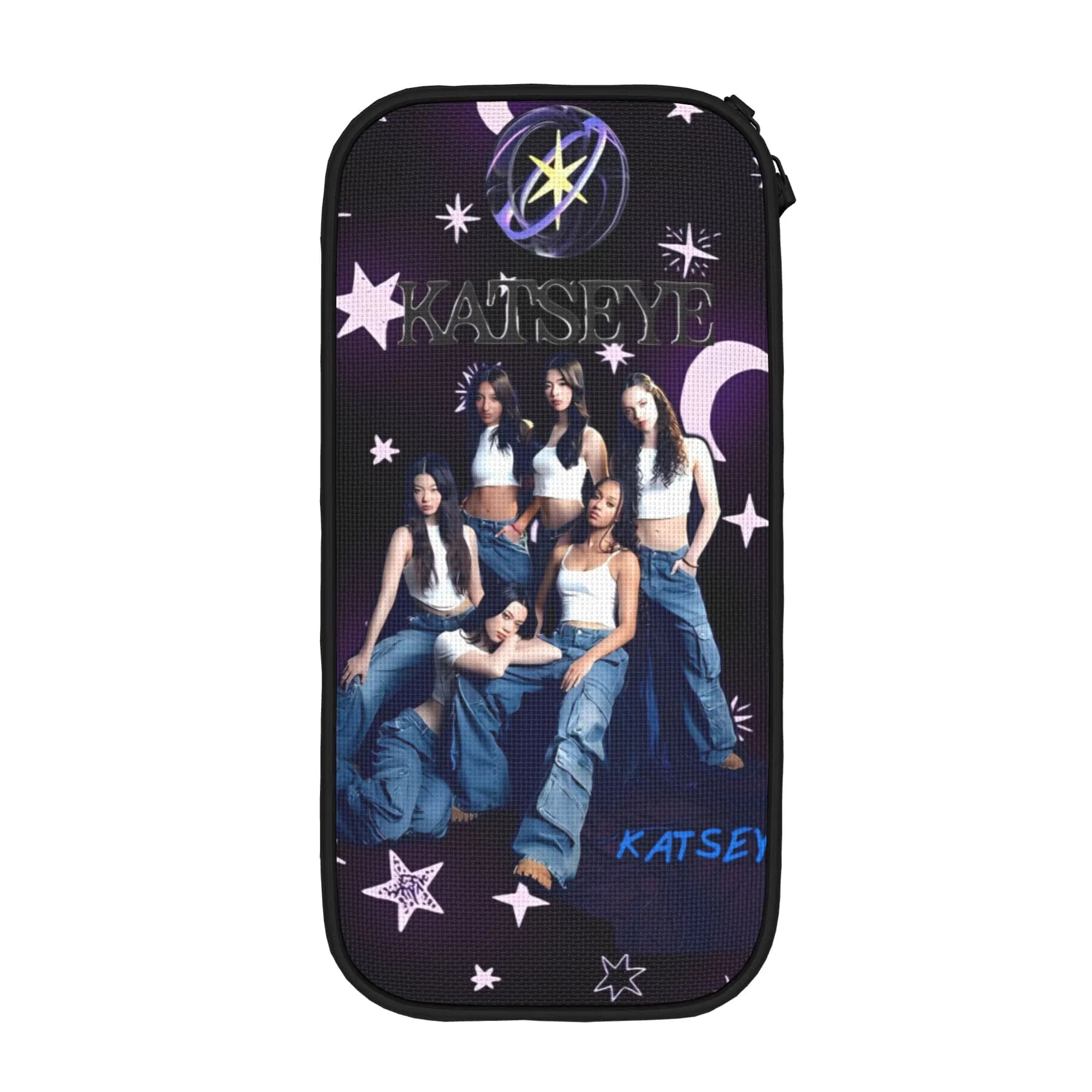 New Katseyes Kpop Pencil Cases Pencil Box Pen for Girl Boy Big Capacity Bags School Supplies Gifts Stationery