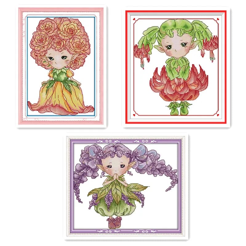 Joy Sunday factory store kit punto croce stampati kit punto croce kit punto croce timbrato kit punto croce mano cartone animato