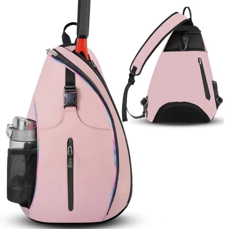 Borsa per racchetta da tennis Pickleball Badminton Borsa per sport all'aria aperta Allenamento Zaino da tennis a spalla leggero Borsa a tracolla Oxford