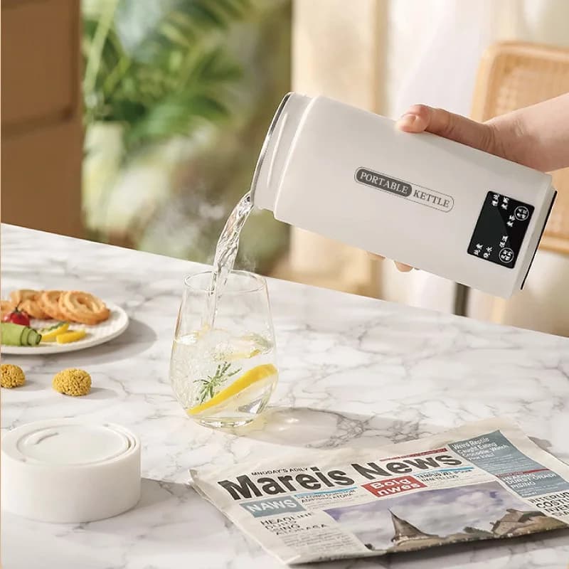 Portable 800 ml 100 ° C Boil Water Cup Teapot Multifunctional electric stew Cup Health Cup 24 hour appointment