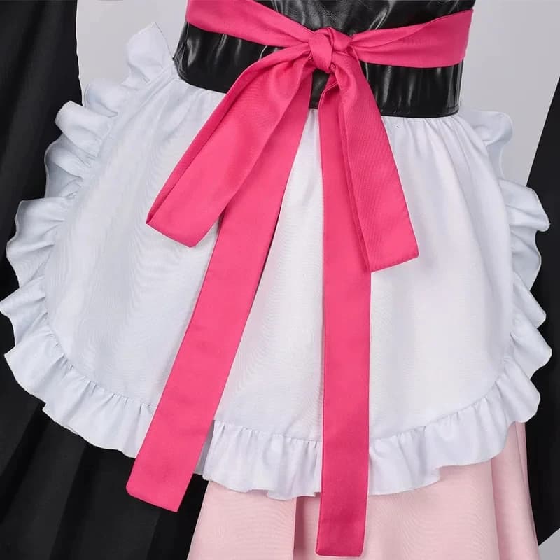 Costume Cosplay Anime Cosmic Princess Noi Komazawa Chou-hime Kaguya Kimono Sakura con Grembiule per Donna