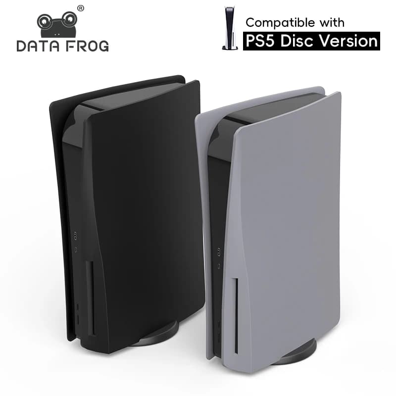 DATA Frog Custodia protettiva per console PS5 Set completo di accessori di ricambio per piastra frontale per versione disco digitale PS5