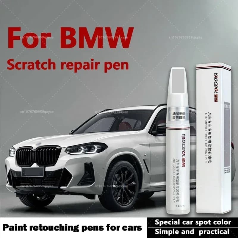 Per BMW Auto Vernice Retouch-up Penna Kit di riparazione graffi Cura della vernice Cera Spray Vernice Trace Remover, Adatto per BMW Portimand Blu C31