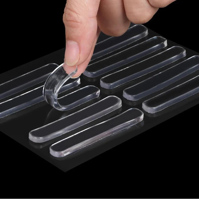Self-adhesive Transparent Silicone Parachutes, Furniture Anti-urtus Protections, Silent Bearings for Walls, Refrigerators, Doors, Cabinets and Glasses
