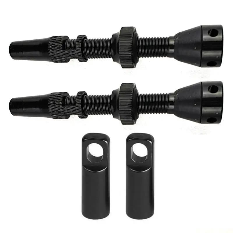 M5TC Stelo valvole per biciclette con strumento rimozione nuclei valvole e cappucci stelo valvole Stelo valvole tubeless in