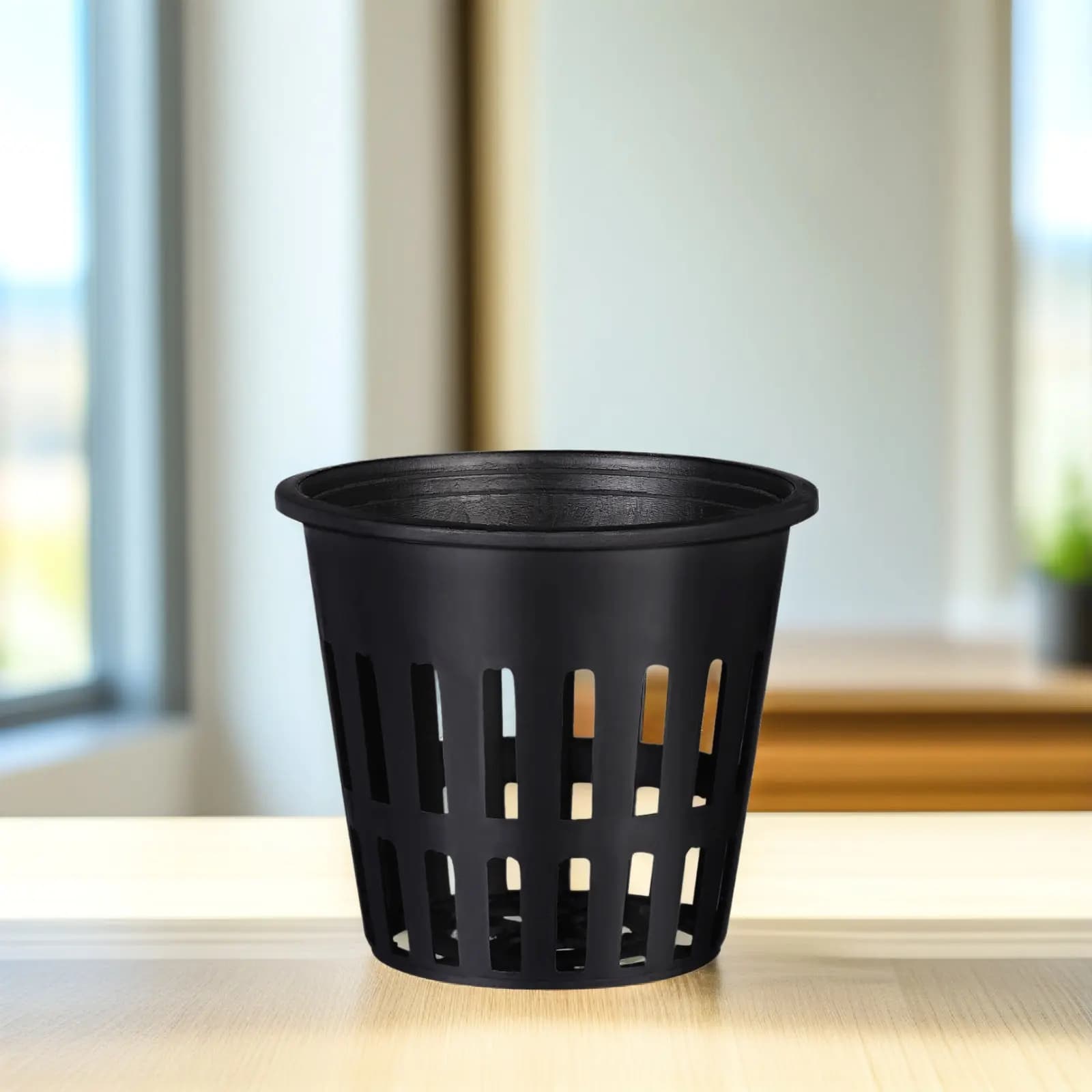40pcs Hydroponic Net Cups Soilless Culture Planting Mesh Basins Plastic Flower Pots For Succulents Cacti Hanging Lightweight
