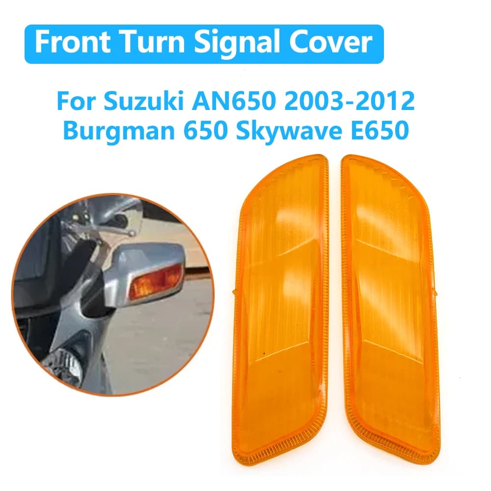 Copertura luci di segnalazione anteriori moto per Suzuki AN650 AN 650 2003-2012 Burgman650 SkywaveE650 Custodia Shell Indicator Cover