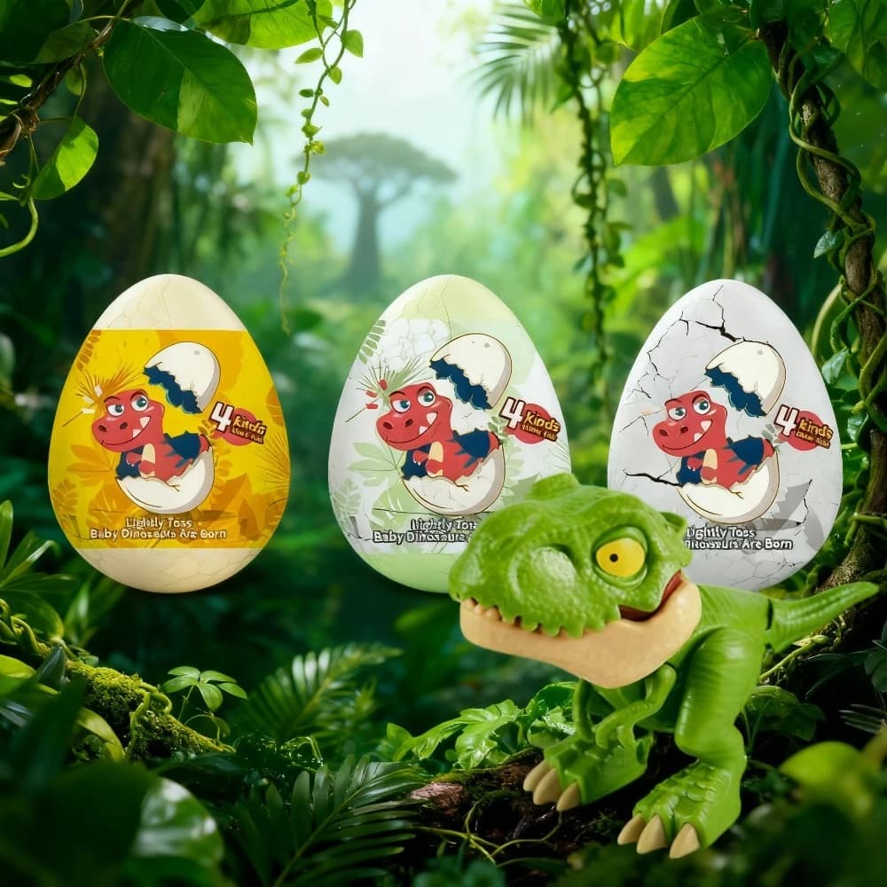 Toy Deformation Dinosaur Egg Cute Bite Finger Bite Finger T-Rex Blind Box Simulation Animal Model