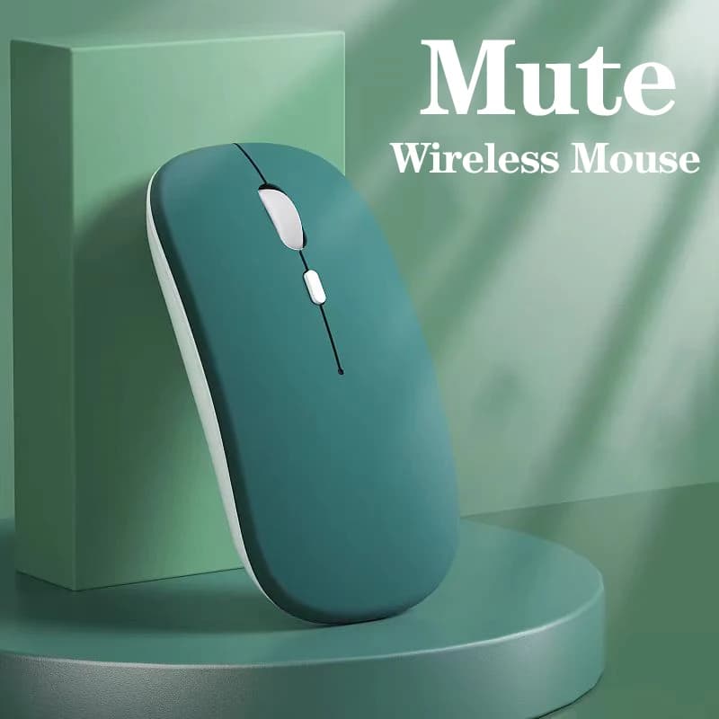 Silent Mouse Compatible with Bluetooth Laptop Wireless Optical Mouse for iPad Mini Tablet Notebook Universal Mouse Silent