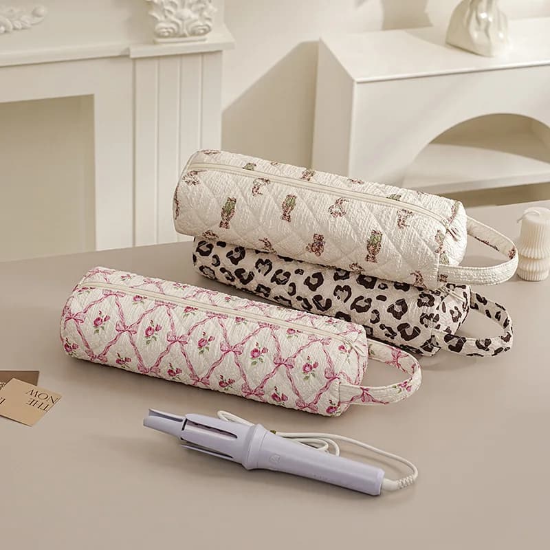 Portable protective bag for hair dryer, curler case and hair plates, compatible with Dyson Laifen
