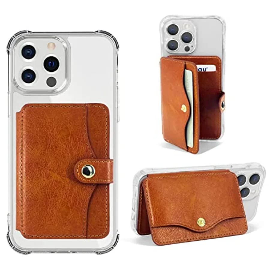 Phone Purse With Slim Sticker Compatible with Most Smartphones