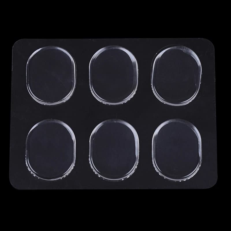 6 Pcs Drum mute pad silicone gel marmitta strumento a percussione silenziatore pratica