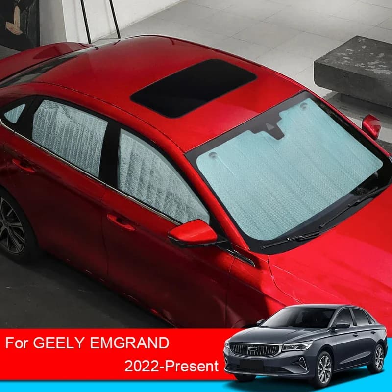 Per GEELY EMGRAND 2022-2025 Auto Tende Da Sole Protezione UV Copertura Finestra Tenda Parasole Visiera Parabrezza Accessori Auto