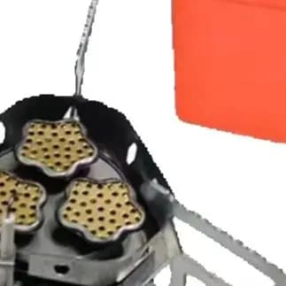 Fornello a gas pieghevole a 3 fuochi da 5800W, bruciatore portatile da campeggio per escursioni all'aperto, picnic, barbecue, attrezzatura da cucina con scatola portaoggetti