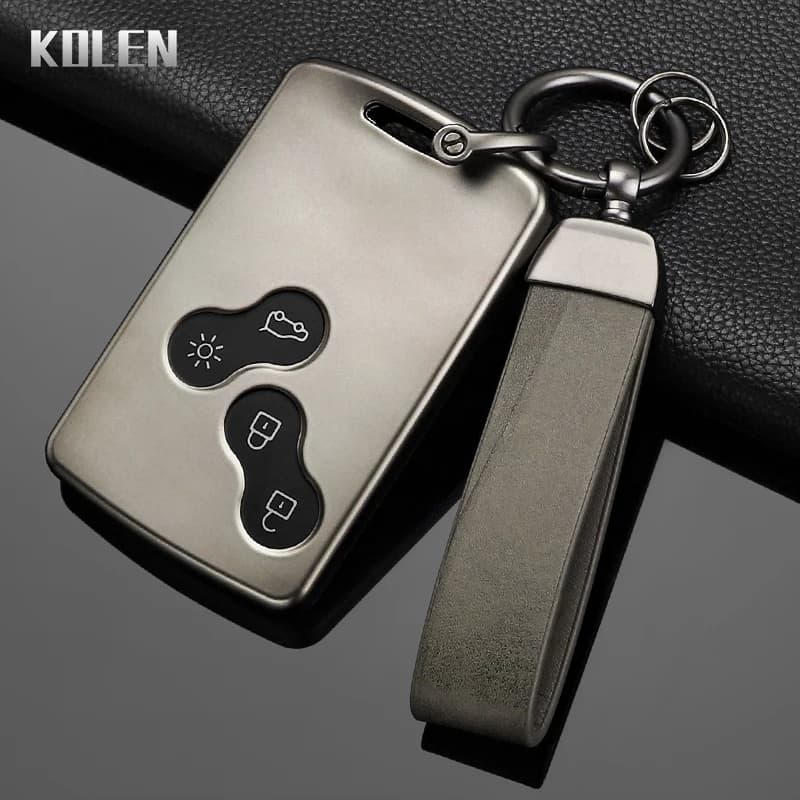 TPU Car Key Case Cover For Renault Kadjar Captur Clio Megane 2 3 4 RS Koleos Logan Scenic Duster Card Key Protection Accessories