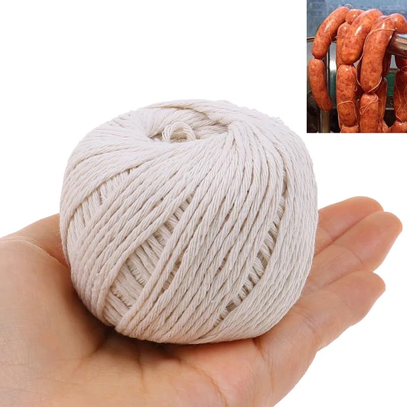 Collagen Protein Bags Sausage Ham Home Kitchen Dining Tools Butcher Cotton Spare Meat Preparation Trussing Turkey Barbecue Racing