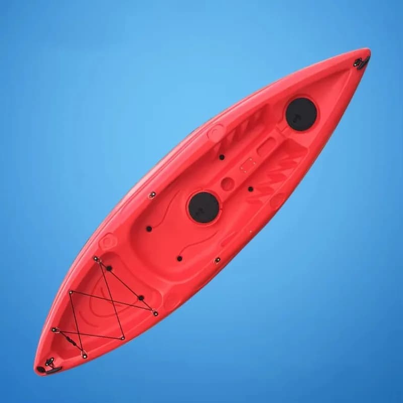 Innovativo kayak da pesca con pedaliera con attrezzatura affidabile per l'acqua per pescatori, la propulsione liscia migliora l'esperienza di pesca