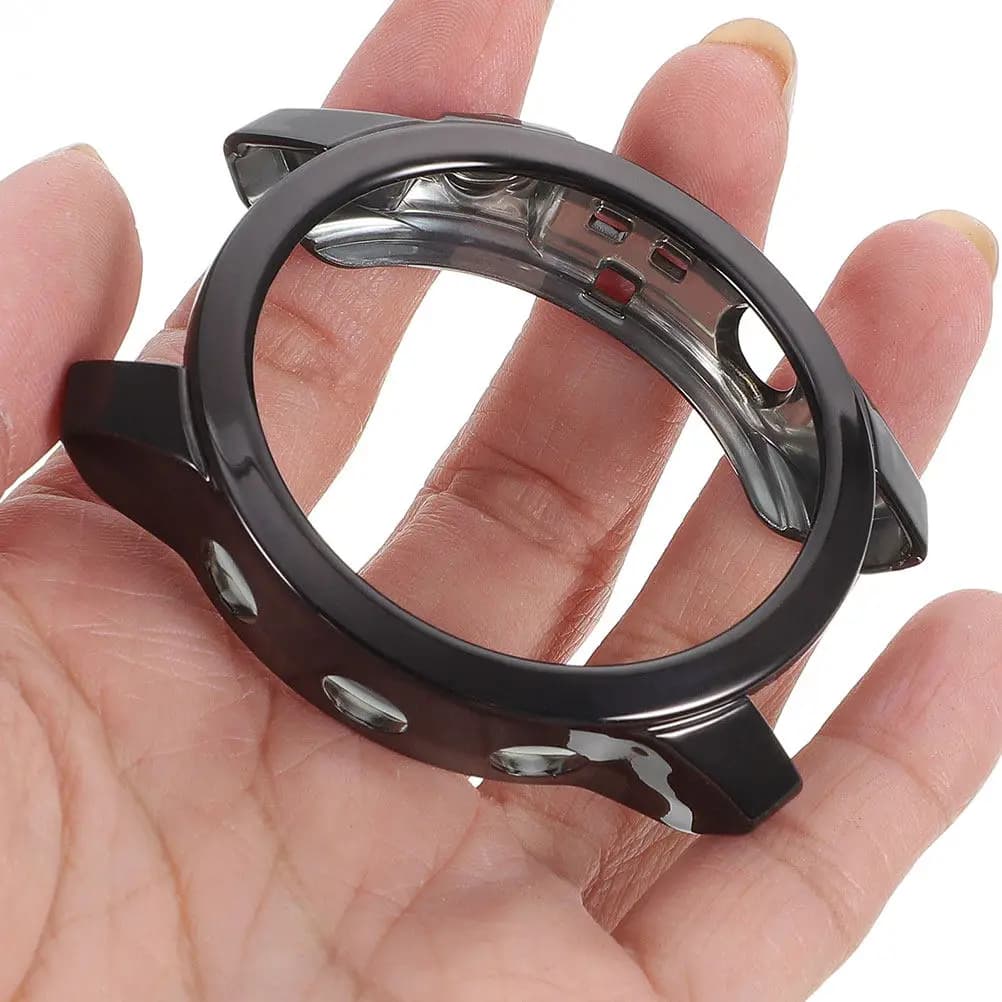 Protezione per smartwatch in TPU galvanizzato da 3 pezzi, professionale, anti-shock, con protezione completa dei bordi, riutilizzabile e rimovibile