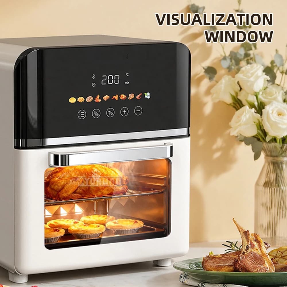 10L Multifunction Air Fryer with Display, Kitchen Electronics