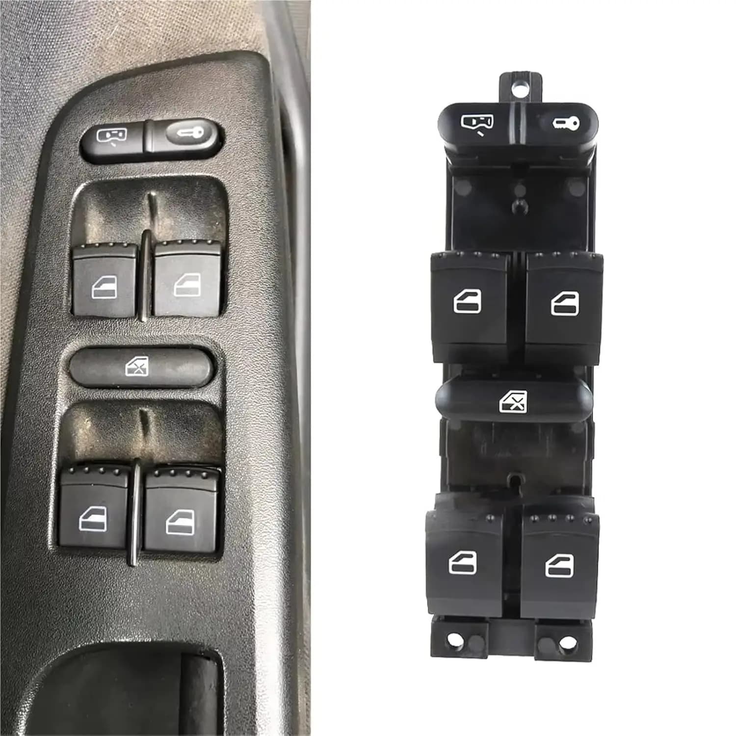 For VW Passat B5 Golf 4 Jetta MK4 Seat Toledo II 1M2 Leon 1M1 For Skoda 1J4959857B Car Master Window Control Switch /Window Lock