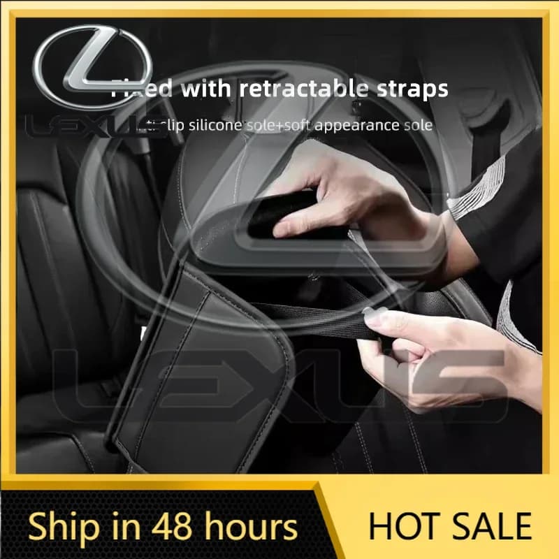 For Lexus ES RX NX LS UX LM LX GX LC RZ IS CT GS RC HS SC TX LBX IS300 RX350 Car Armrest Box Mat Phone Holder Key Storage Pad