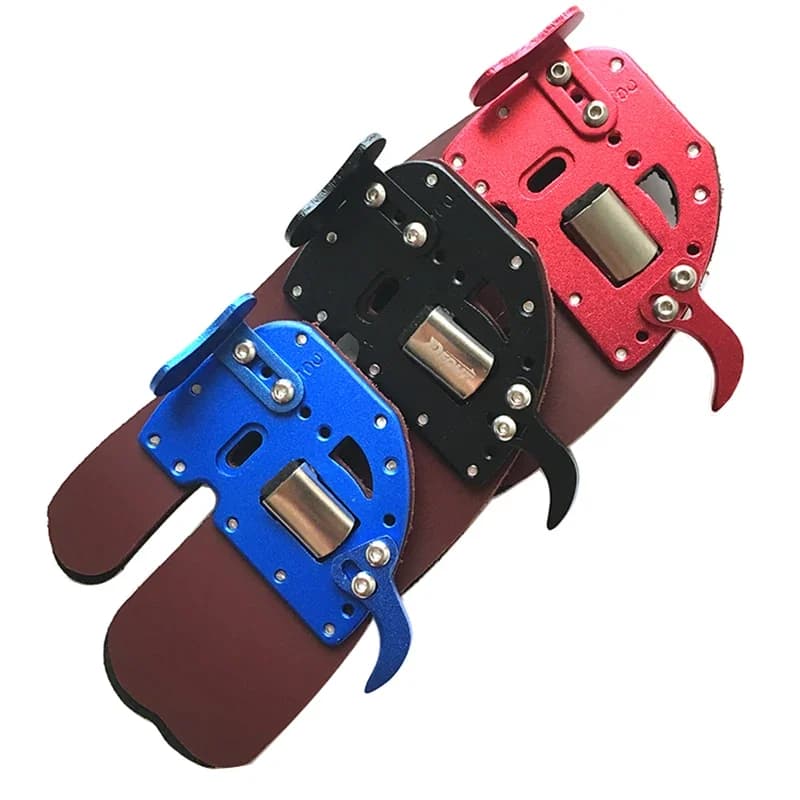 Desca linguetta per dito per tiro con l'arco RUGB mano sinistra e destra tiro con l'arco protezione per le dita linguetta per guanto per protezione per le dita dell'arco