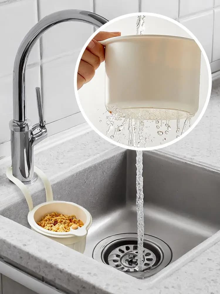 Cestello di scarico da cucina Cestello di scarico per lavello da cucina Design a rete Filtro per rifiuti Catcher frutta per buffet Ristorante Frutta verdura