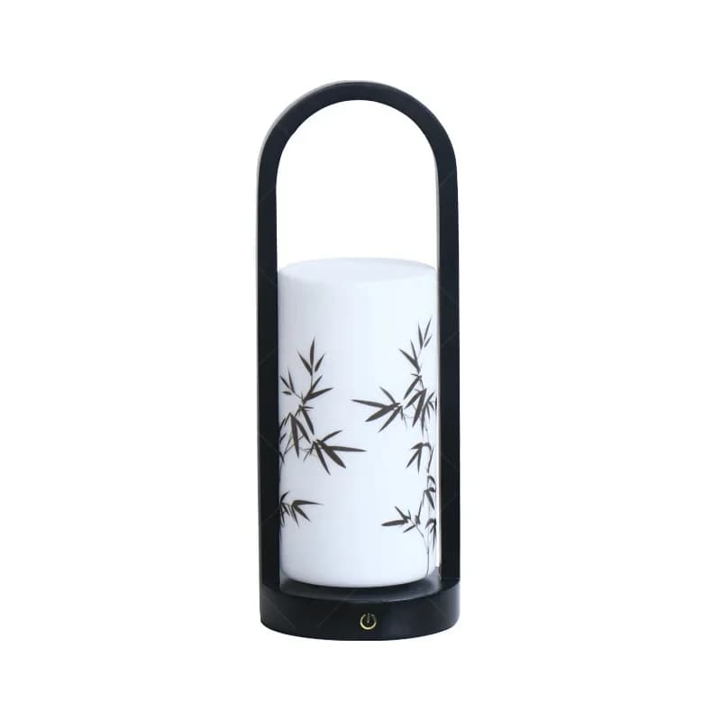 Nuova lampada da scrivania cinese camera da letto comodino desktop zen senso avanzato ricarica telecomando atmosfera del sonno portatile in legno massello