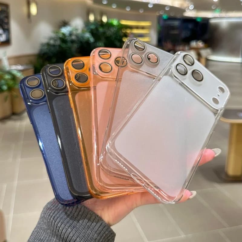 Aggiorna a 17! Custodia Semi-Trasparente per iPhone 17 Pro Max/16 Pro/15 Plus/14/13/12 – TPU Sottile, Sensazione Nuda, Antiurto