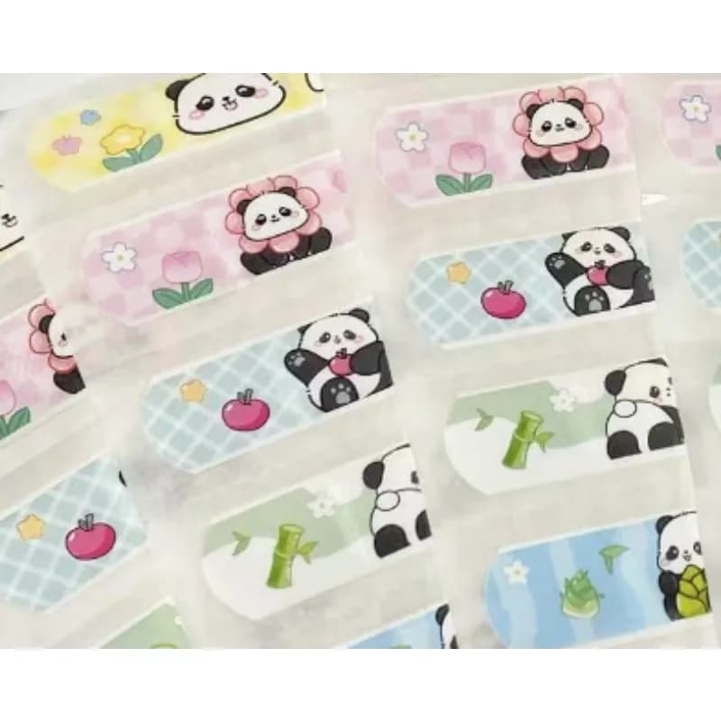 Simpatico panda cartone animato bende per bambini 20 pz/scatola adesivo traspirante impermeabile per la cura delle ferite del bambino e kit di pronto soccorso per bambini