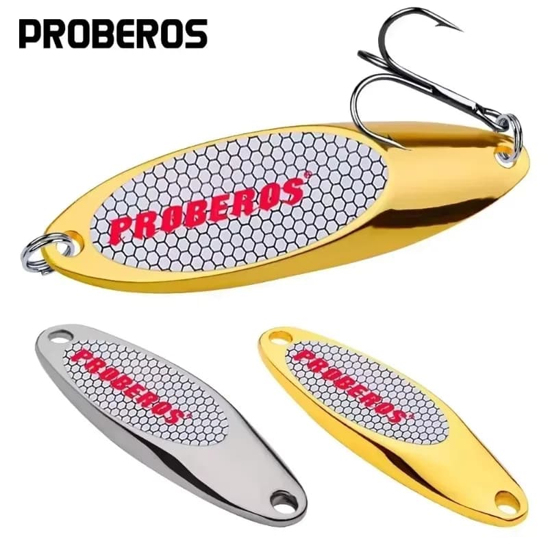 1 pz Spinner in metallo cucchiaio trota richiamo di pesca esca dura paillettes dure Spinner Noise10g-60g esca artificiale attrezzatura per spigola luccio pesce persico