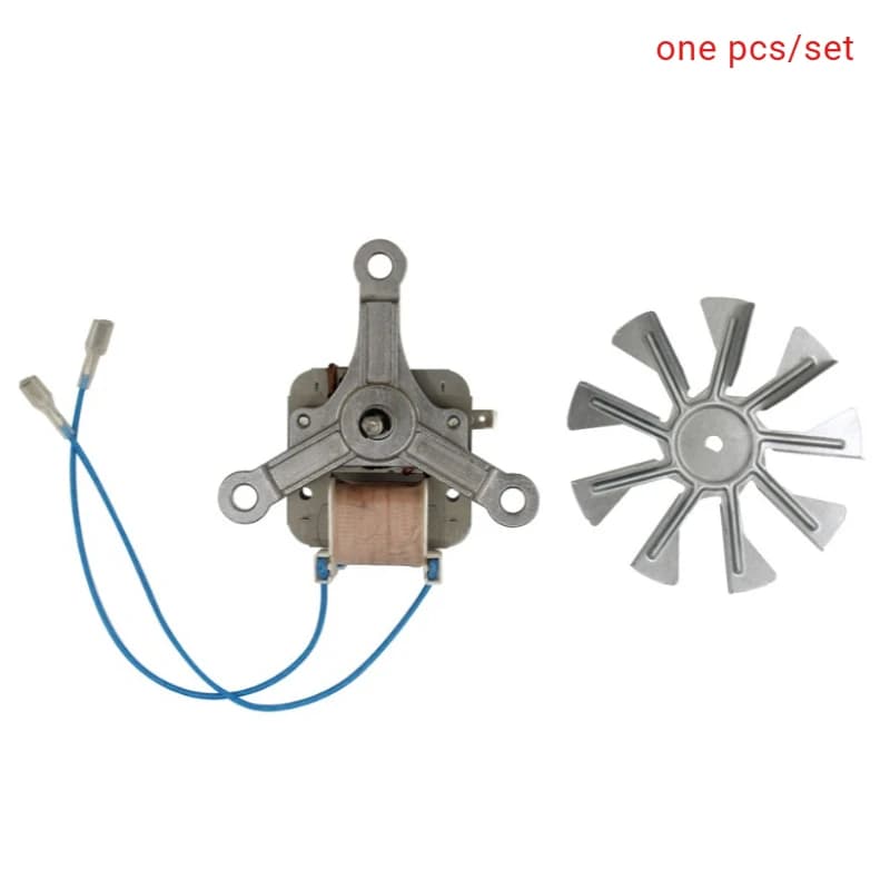 Motore della ventola della friggitrice ad aria da 1 pz 220 V e pala della ventola da 10 cm per il motore CA universale a tre gambe del forno della friggitrice ad aria